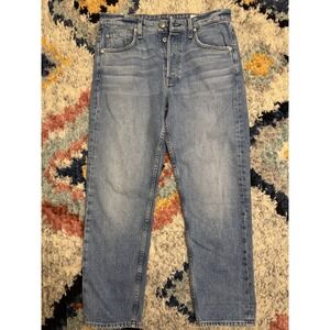Rag & Bone Womens Maya High Rise Ankle Slim Straight Leg Jeans Sz30 Indigo Wash